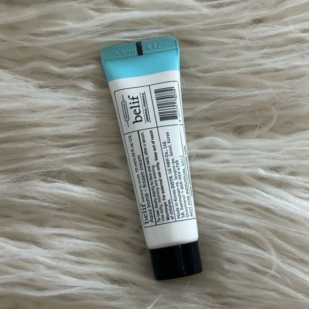 belif Aqua Bomb Calming & Soothing Frozen Gel Cream 10 ml